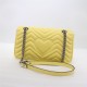 GG Marmont small matelassé shoulder bag yellow High