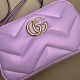 GG Marmont small shoulder bag 447632 Fresh Pink High