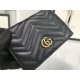 GG Marmont card case wallet black High