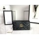 GG Marmont continental wallet black High