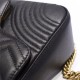 GG Marmont mini top handle bag black High