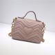 GG Marmont mini top handle bag dusty pink High