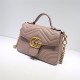 GG Marmont mini top handle bag dusty pink High