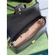 GG Marmont small top handle bag 498110 black High