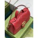 GG Marmont small top handle bag 498110 red High