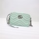 GG Marmont matelassé mini bag 448065 pastel green High