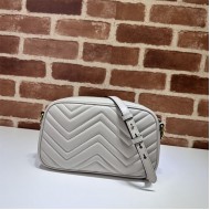 GG Marmont small shoulder bag 447632 Grey High