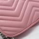 GG Marmont small shoulder bag 447632 pink High