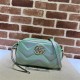 GG Marmont small shoulder bag 447632 Fresh Green High