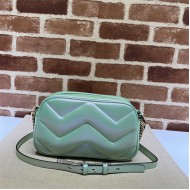 GG Marmont small shoulder bag 447632 Fresh Green High