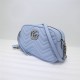 GG Marmont small shoulder bag 447632 blue High