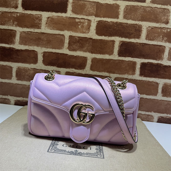 GG Marmont small matelassé shoulder bag-fresh Pink High