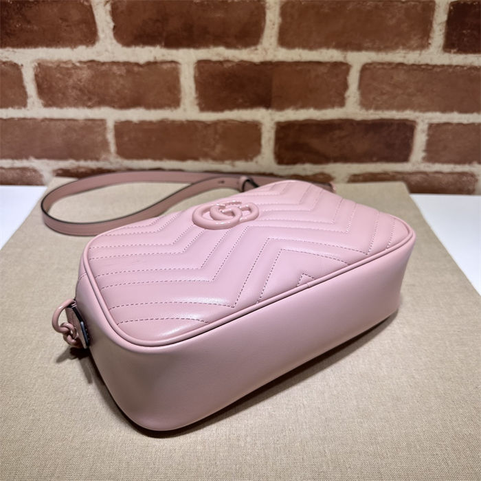 GG Marmont small shoulder bag 447632 Pink-Pink High