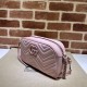 GG Marmont small shoulder bag 447632 Pink-Pink High