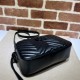 GG Marmont small shoulder bag 447632 Black-Black High