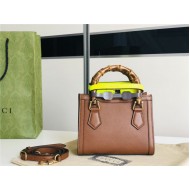 Gucci Diana mini tote bag 655661 Brown High