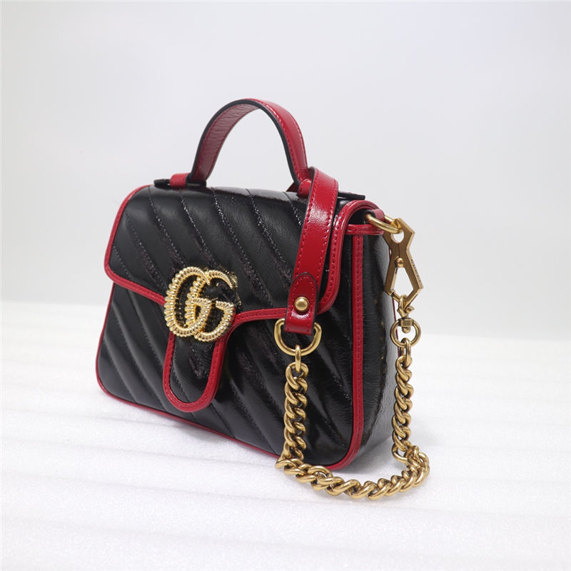 GG Marmont mini top handle bag High