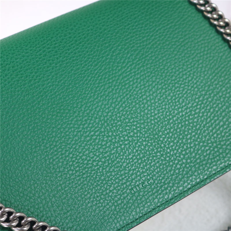 DIONYSUS GG SMALL SHOULDER BAG 400249 Leather green high