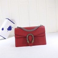 DIONYSUS GG SMALL SHOULDER BAG 400249 Leather red high