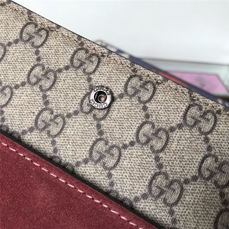 Dionysus GG Supreme super mini bag 476432 burgundy high