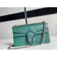 DIONYSUS SMALL RECTANGULAR BAG 499623 Leather Green high