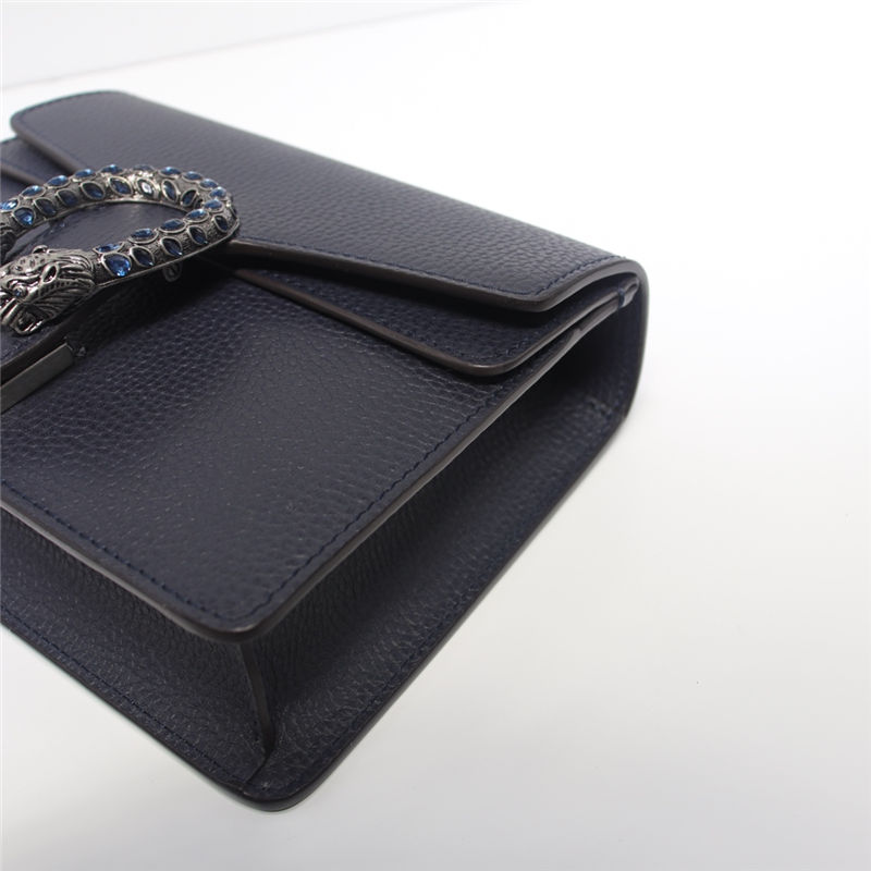 Dionysus leather mini bag 421970 Dark Navy high