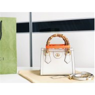 Gucci Diana mini tote bag 655661 White High