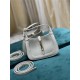 Jackie 1961 mini shoulder bag 637091 leather white High