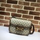 Gucci Horsebit 1955 shoulder bag 602204 GG Supreme canvas Brown high