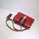 Sylvie leather mini chain bag 421882 Red high