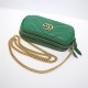 GG Marmont Mini Chain Bag 546581 Green High