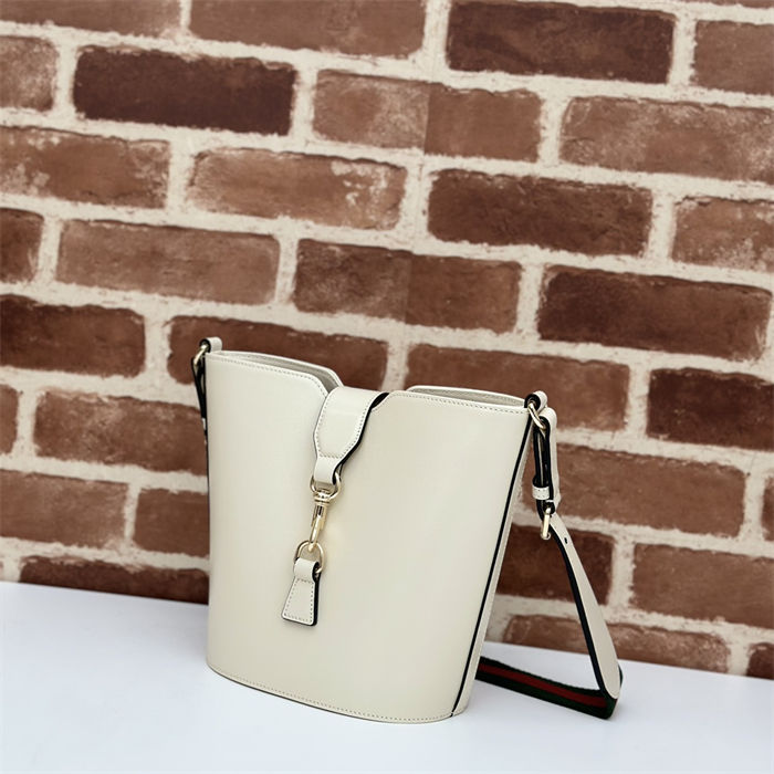 Gucci MINI BUCKET SHOULDER BAG Leather 782908 Ivory High