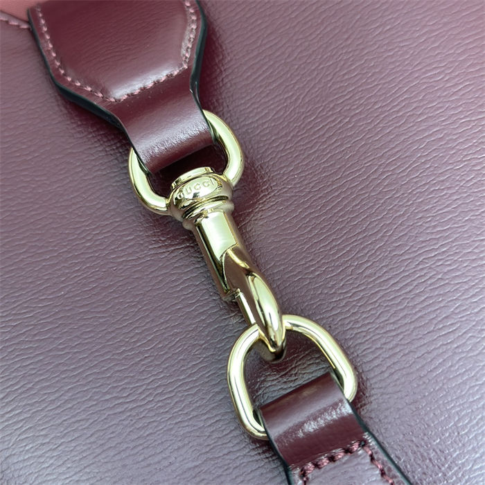 Gucci MINI BUCKET SHOULDER BAG Leather 782908 Burgundy High