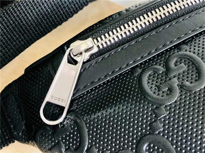 GG Embossed belt bag High