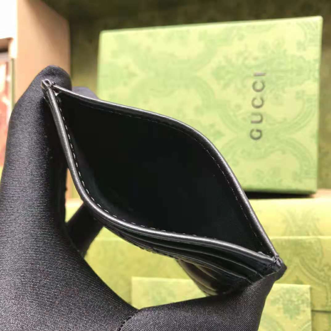 Gucci GG Marmont card case 443127 Black High