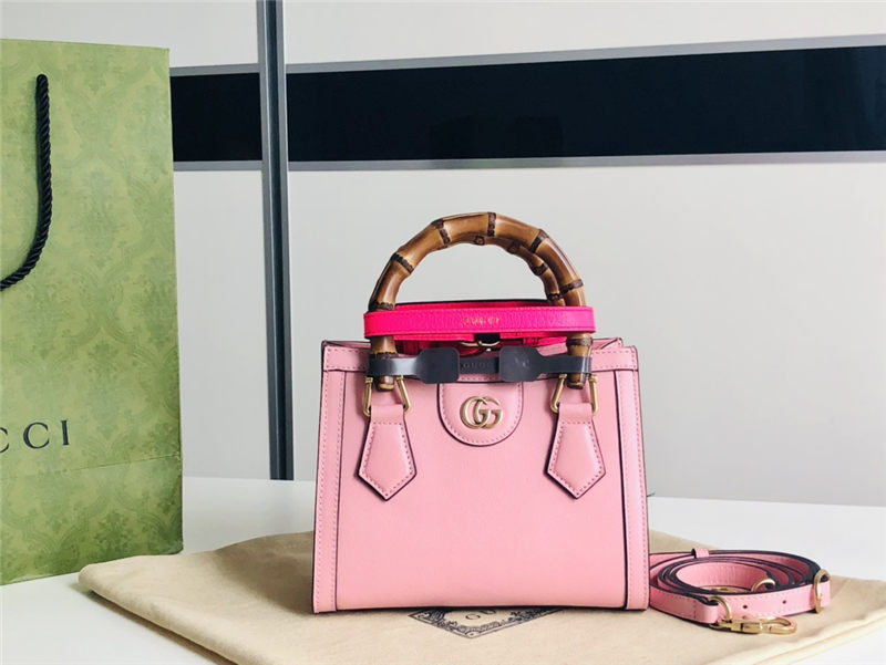 Gucci Diana mini tote bag 655661 Pink High