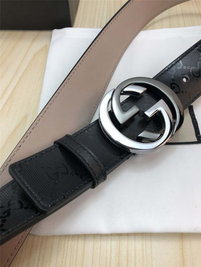 Gucci GG Supreme belt with G buckle 38mm High