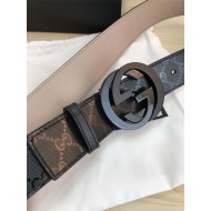 Gucci GG Supreme belt with G buckle 38mm High