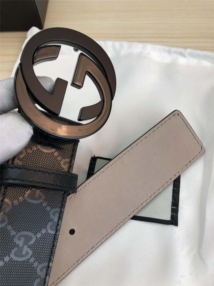 Gucci GG Supreme belt with G buckle 38mm High