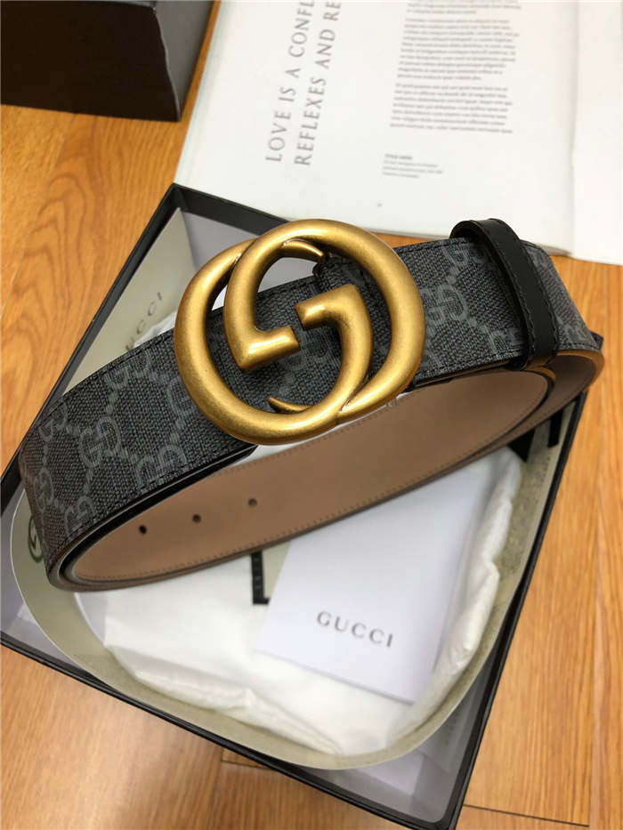 Gucci GG belt with interlocking G buckle 38mm High