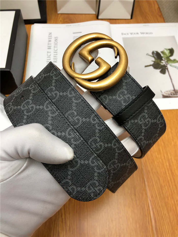 Gucci GG belt with interlocking G buckle 38mm High