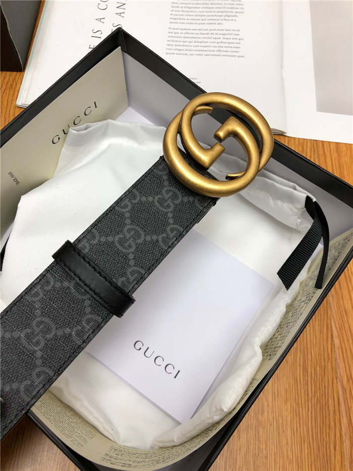 Gucci GG belt with interlocking G buckle 38mm High