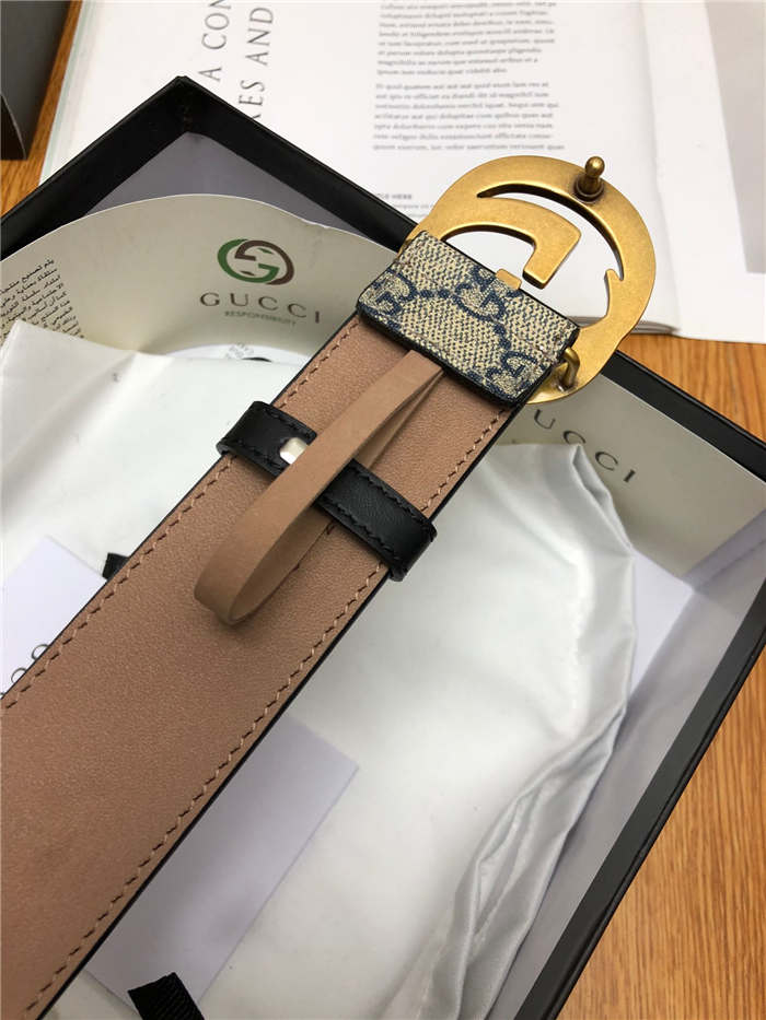 Gucci GG belt with interlocking G buckle 38mm High