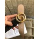 Gucci GG belt with interlocking G buckle Gold 38mm High