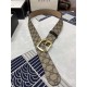 Gucci GG belt with G buckle Gold 38mm High