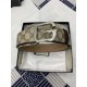 Gucci GG belt with G buckle Silver 38mm High