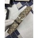 Gucci GG belt with G buckle Silver 38mm High