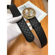 Gucci GG belt with G buckle Gold 38mm High