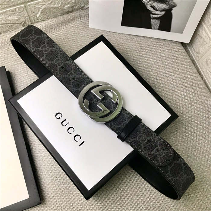 Gucci GG Supreme belt with G buckle 35/38mm High