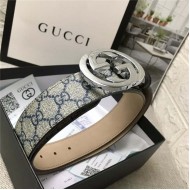 Gucci GG Supreme belt with G buckle 35/38mm High